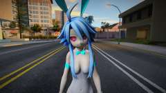 White Heart Bunny Outfit для GTA San Andreas