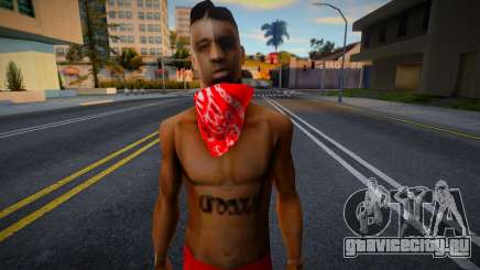 Bloods Skin 1 для GTA San Andreas