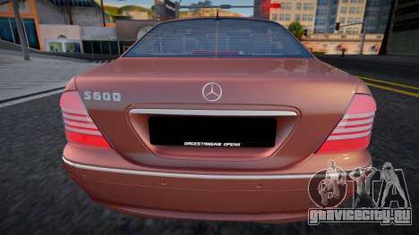 Mercedes-Benz S600 (Oper) для GTA San Andreas