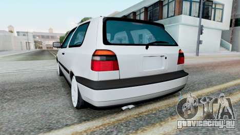 Volkswagen Golf 3D exterior для GTA San Andreas