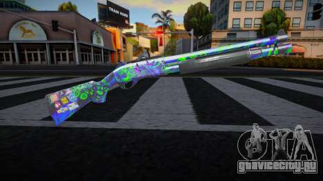 New Gun Chromegun для GTA San Andreas