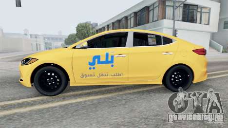 Hyundai Elentra 2017 Taxi Baghdad для GTA San Andreas