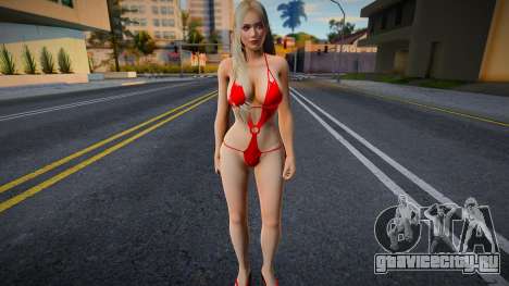 Helena Red Bikini для GTA San Andreas