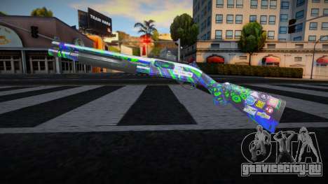 New Gun Chromegun для GTA San Andreas