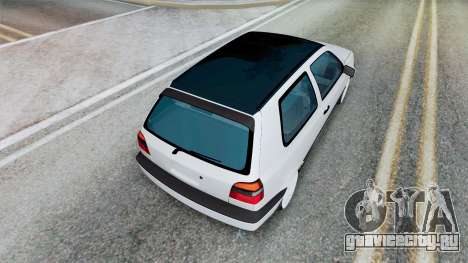 Volkswagen Golf 3D exterior для GTA San Andreas