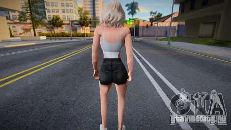 Девушка в коротких шортах для GTA San Andreas