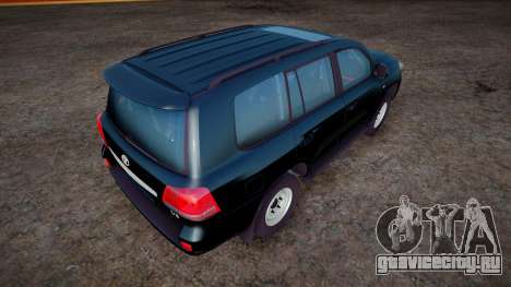 Toyota Land Cruiser 200 (No Plate) для GTA San Andreas