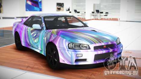 Nissan Skyline R34 ZT-X S9 для GTA 4