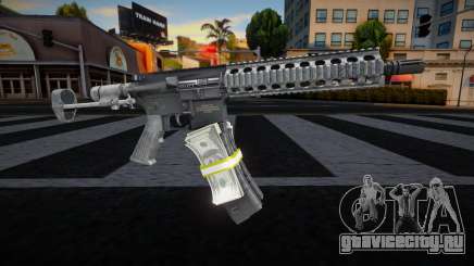 Money Gun - M4 для GTA San Andreas