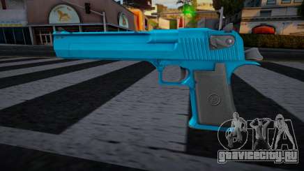 Blue Desert Eagle для GTA San Andreas