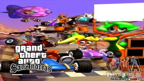 Crash Team Racing Menu & Loadscreens для GTA San Andreas