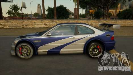 BMW M3 GTR (E46) из Need For Speed: Most Wante 1