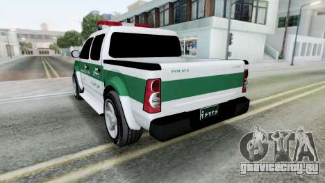 Isuzu D-Max Double Cab Police 2013 для GTA San Andreas
