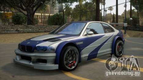 BMW M3 GTR (E46) из Need For Speed: Most Wanted