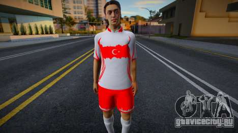 Mesut Özil Turkish Football Uniform для GTA San Andreas