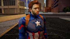 Капитан Америка телохранитель Карла для GTA San Andreas