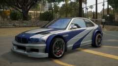 BMW M3 GTR (E46) из Need For Speed: Most Wanted для GTA San Andreas Definitive Edition