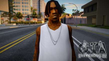 New Fam2 White T-SHirt для GTA San Andreas