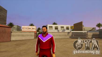 Бордовый спортивный костюм для GTA Vice City Definitive Edition