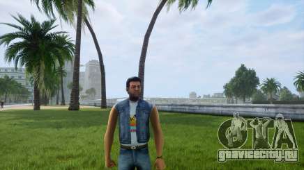 Джинсовый костюм и футболка San Andreas для GTA Vice City Definitive Edition