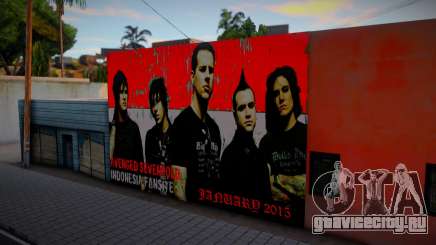 Avenged Sevenfold Come To Indonesia Wall для GTA San Andreas