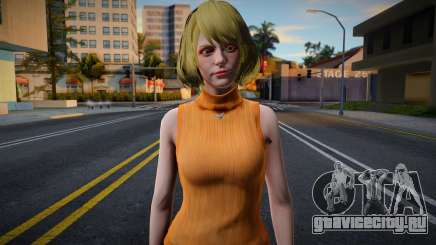 Ashley Graham - RE4 Remake для GTA San Andreas