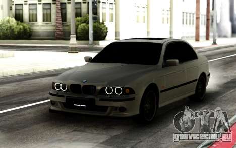 BMW E39 5-er Silver для GTA San Andreas