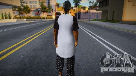 Gangirl3 Ballas skin для GTA San Andreas