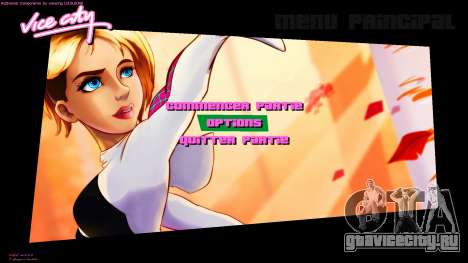 Spider-Gwen Background для GTA Vice City