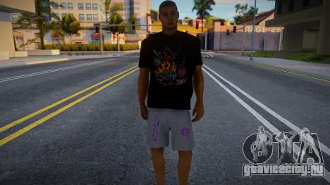 Man Black T-shirt для GTA San Andreas