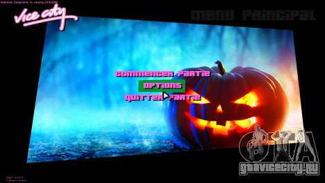 Halloween Menu для GTA Vice City