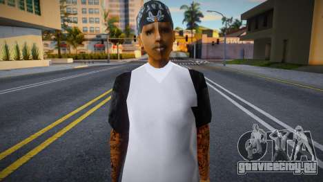 Gangirl3 Ballas skin для GTA San Andreas