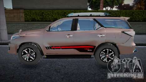 Toyota Fortuner TRD Facelift 2022 (Trial Version для GTA San Andreas