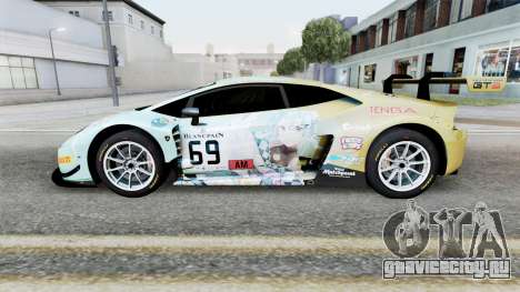 Lamborghini Huracan GT3 Powder Blue для GTA San Andreas