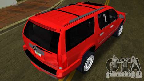 Cadillac Escalade ESV Luxury 2012 Florida Plate для GTA Vice City