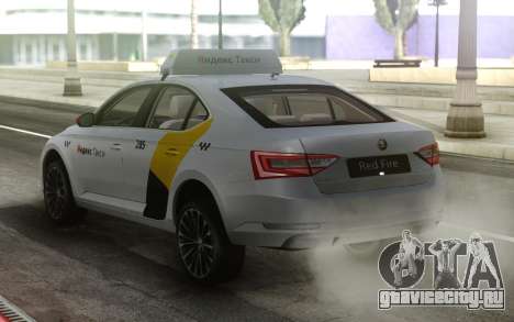 Skoda Superb Yandex Taxi для GTA San Andreas