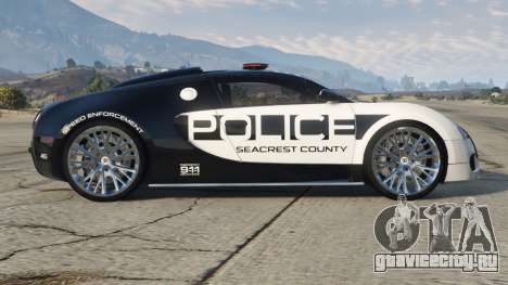 Bugatti Veyron Hot Pursuit Police