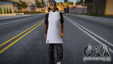 Gangirl3 Ballas skin для GTA San Andreas