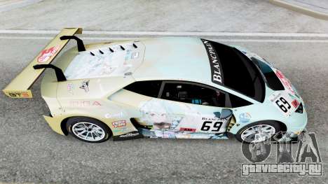 Lamborghini Huracan GT3 Powder Blue для GTA San Andreas