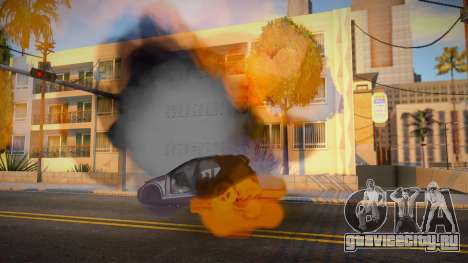Новый огонь и цвет дыма SAMP для GTA San Andreas