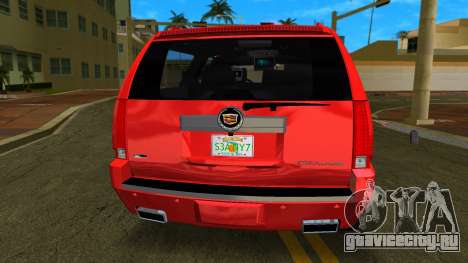 Cadillac Escalade ESV Luxury 2012 Florida Plate для GTA Vice City