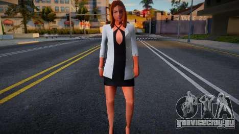 Девушка в платье и пиджаке для GTA San Andreas