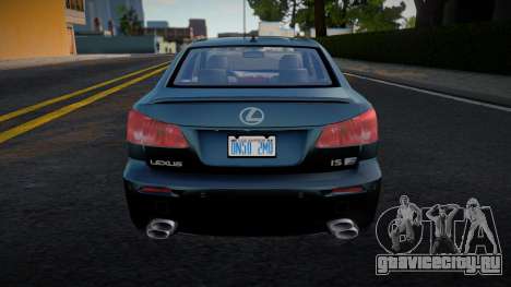 2009 Lexus IS-F (USE20) v1.0 для GTA San Andreas