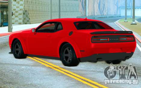 Dodge Challenger SRT Hellcat 2022 для GTA San Andreas