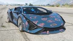 Lamborghini Sian Sea Blue для GTA 5