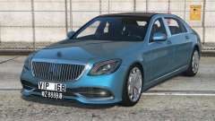Mercedes-Maybach S 680 Rich Electric Blue [Add-On] для GTA 5