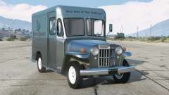 Willys Jeep Economy Delivery Truck Sonic Silver [Replace] для GTA 5