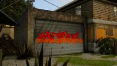 Grove CJ Garage Graffiti v1 для GTA San Andreas Definitive Edition