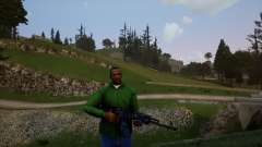 MW2 09 Weapon Pack Blue Tiger Camo and Icon для GTA San Andreas Definitive Edition
