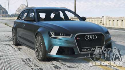 Audi RS 6 Blue Dianne [Replace] для GTA 5